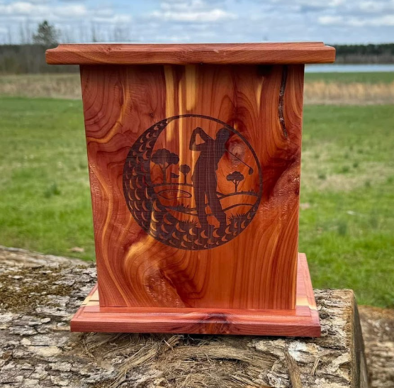 custom memorial urn